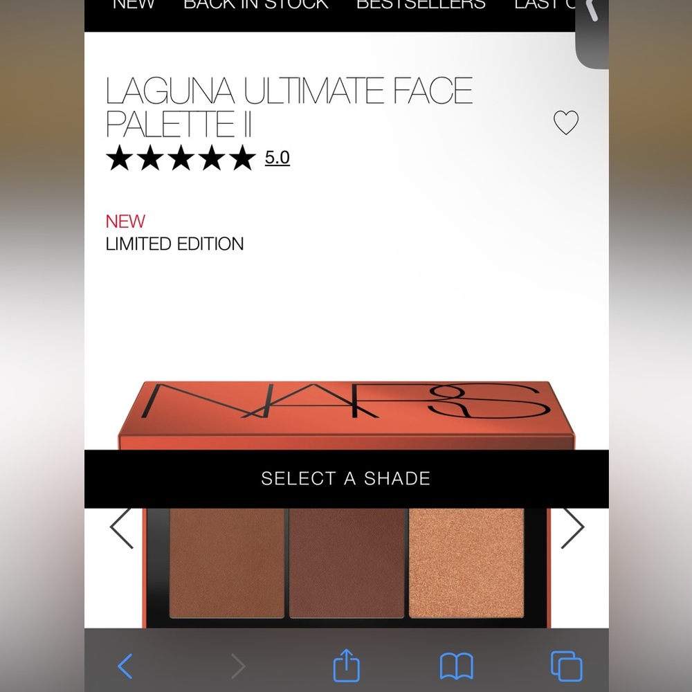 Laguana ultima face palette, it’s new but very lightly damaged